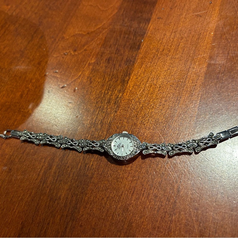 silver marquisette watch